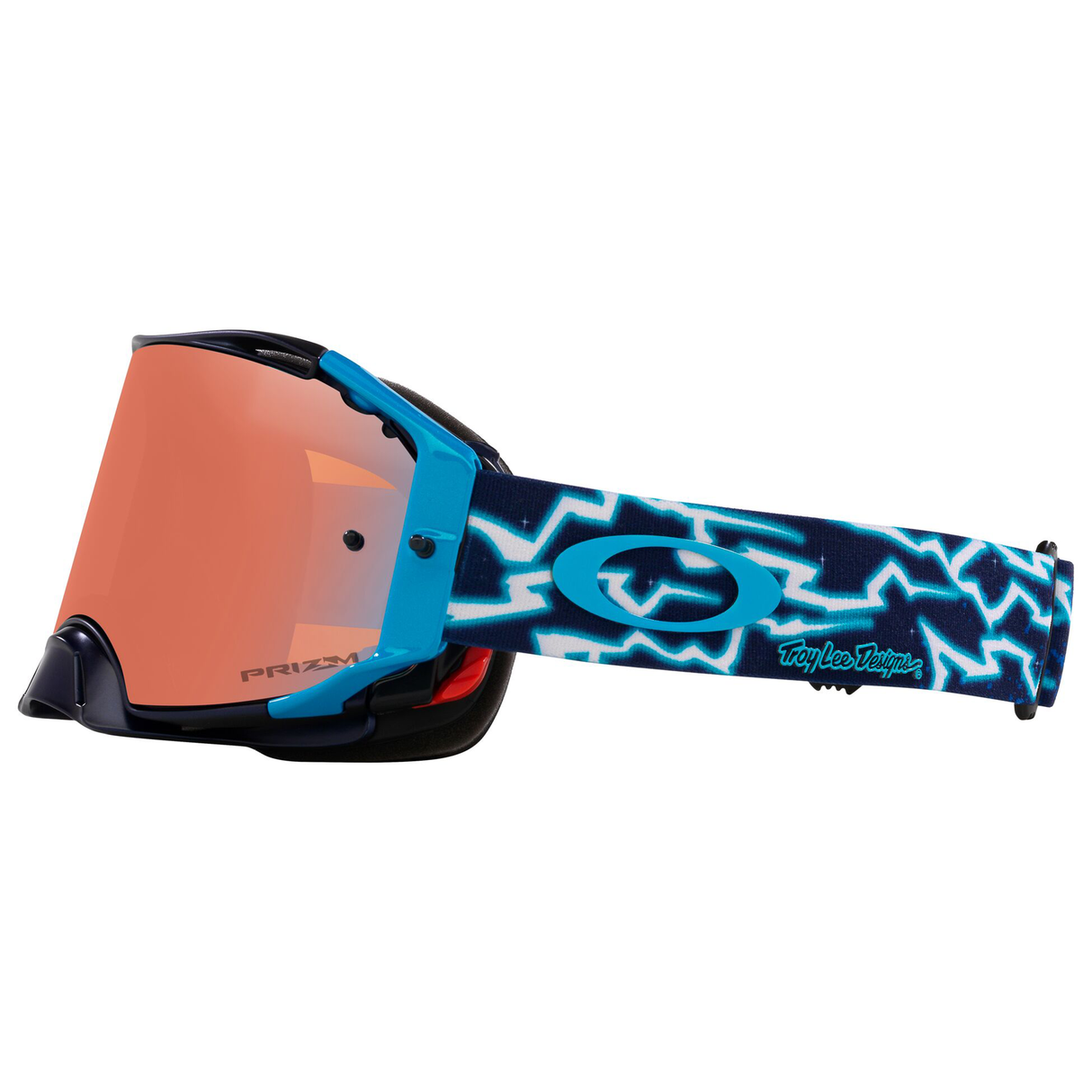 OAKLEY AIRBRAKE MX GOGGLE (TLD BLUE LIGHTNING) PRIZM MX SAPPHIRE LENS