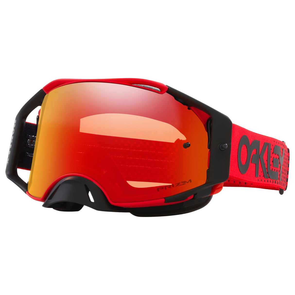 OAKLEY AIRBRAKE MX GOGGLE (MOTO RED) PRIZM MX TORCH LENS