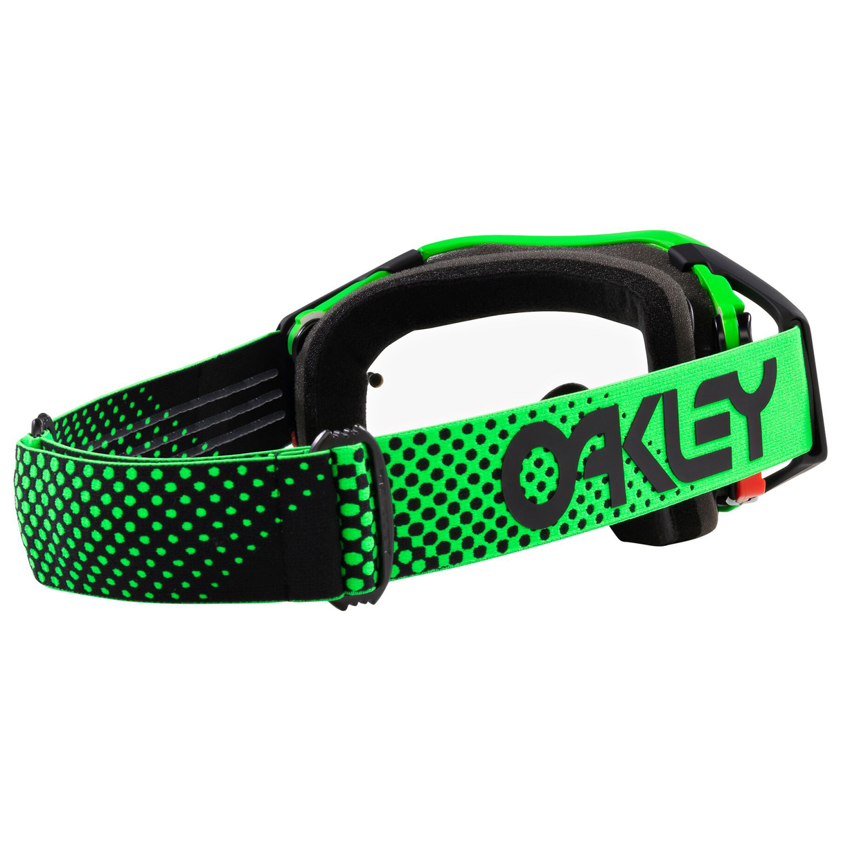 OAKLEY AIRBRAKE MX GOGGLE (MOTO GREEN) CLEAR LENS