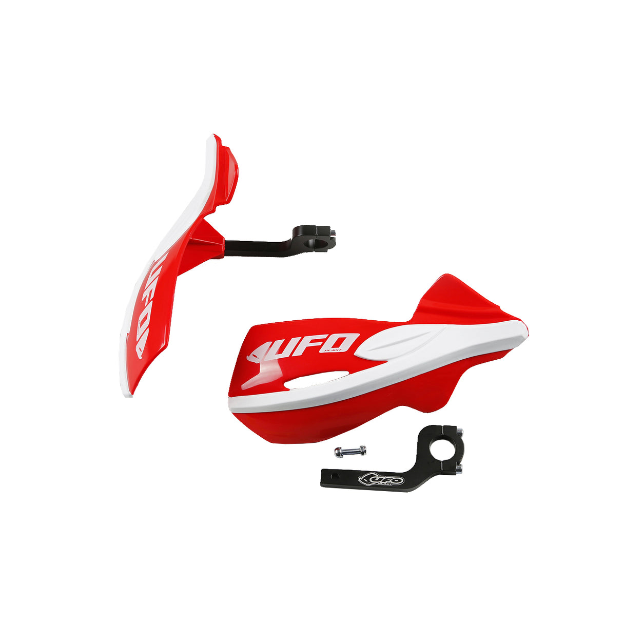 UFO Patrol Handguards (Red/White) Mounting Kit Included