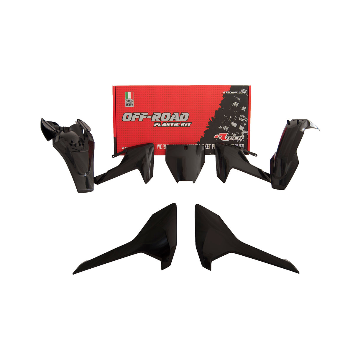 Rtech Plastic Kit (5pc) (Black) Husqvarna TC65 17-22