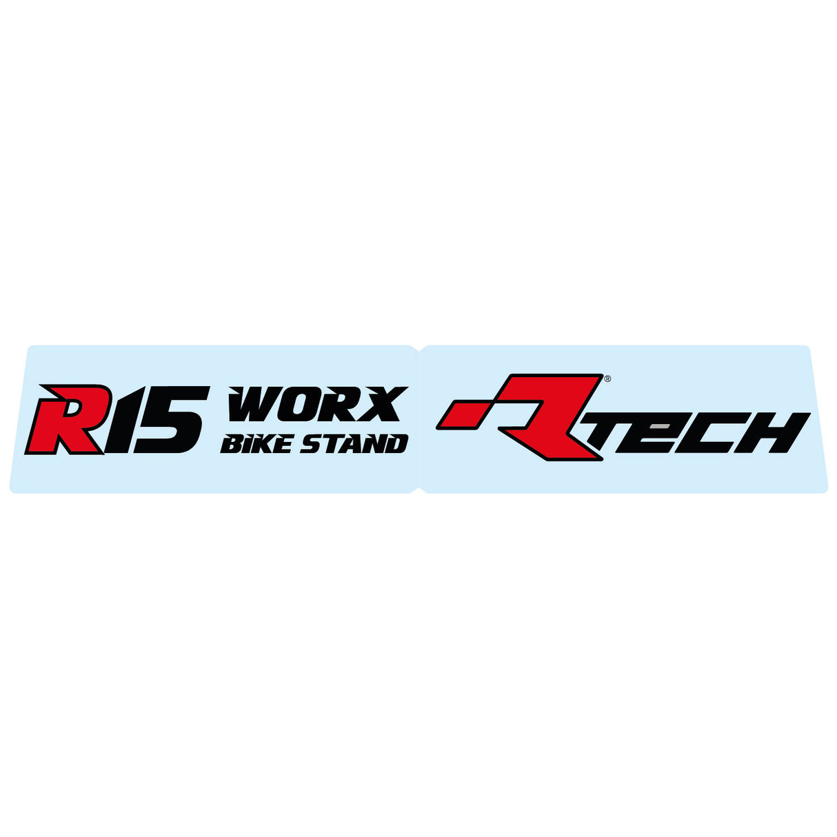 Rtech R15 Replacement Stickers Kit (Red/Black)