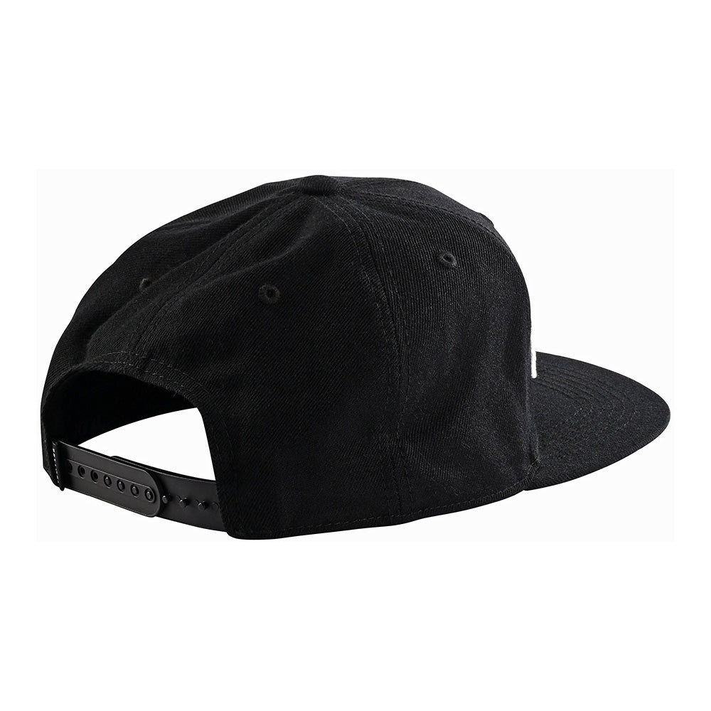 Troy Lee Designs Snapback Hat Signature Black / White