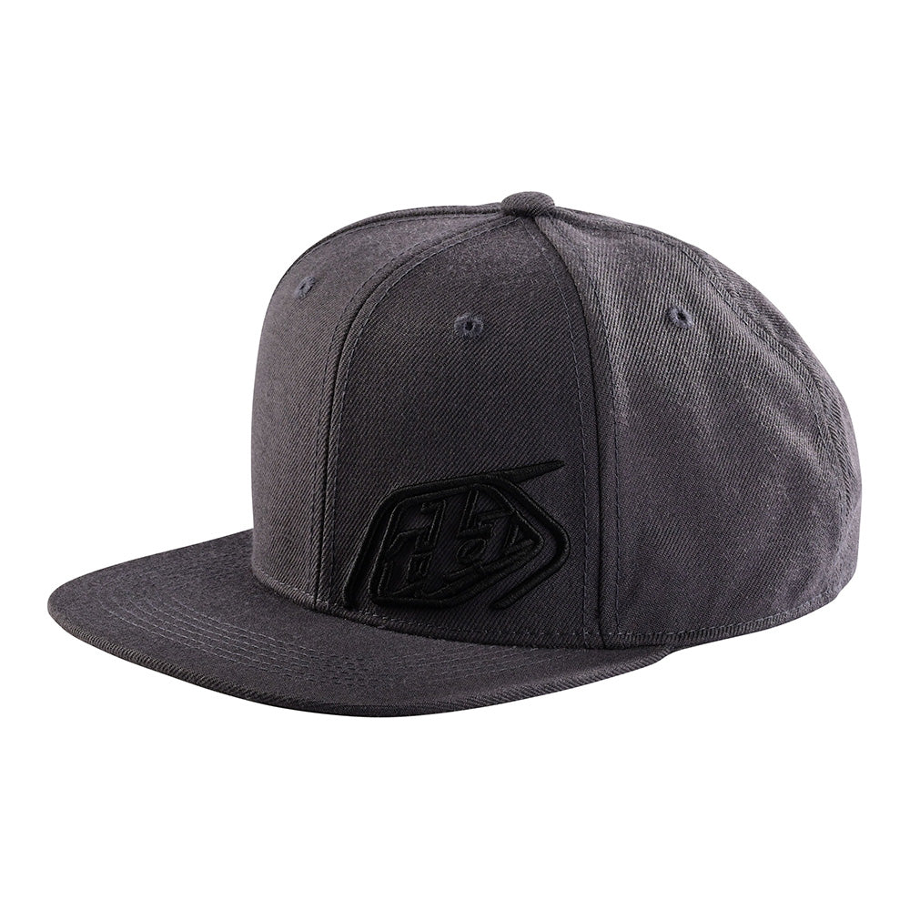 Troy Lee Designs Snapback Hat Slice Dark Gray / Charcoal
