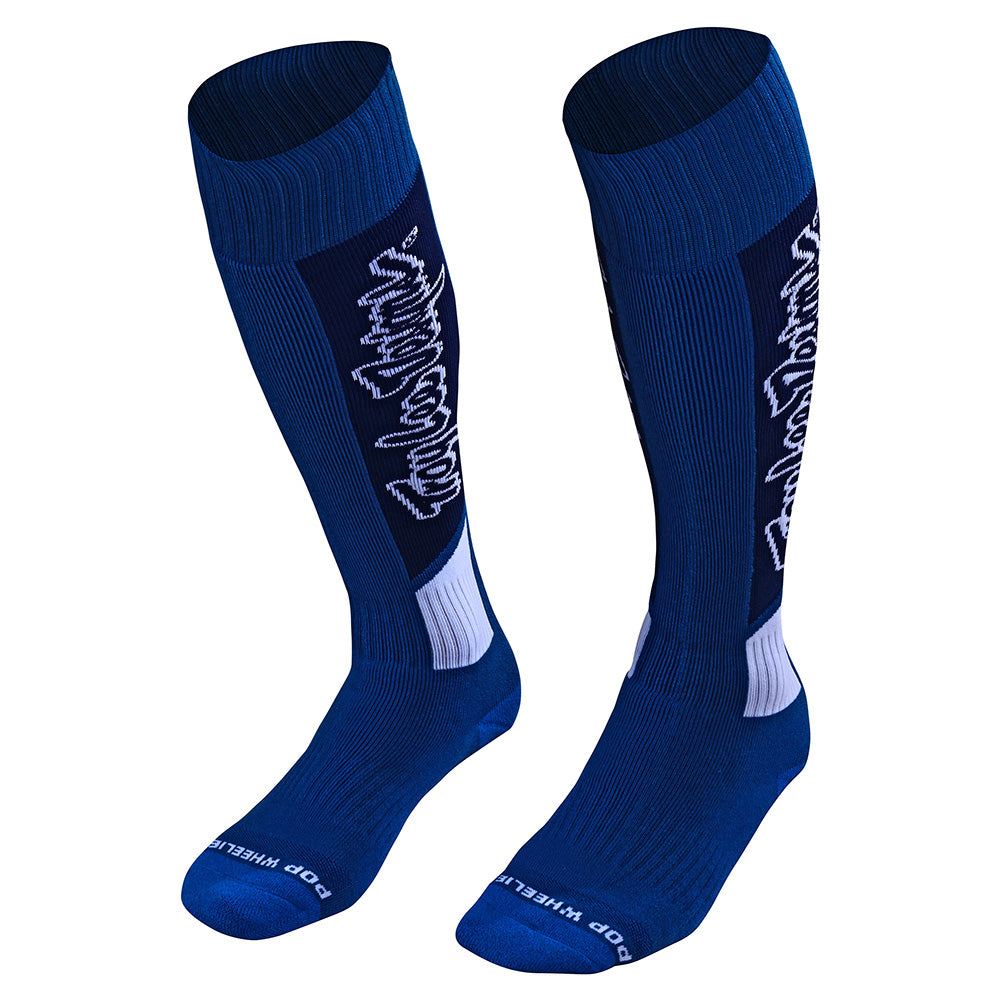 Troy Lee Designs GP MX Coolmax Thick Sock Vox Blue