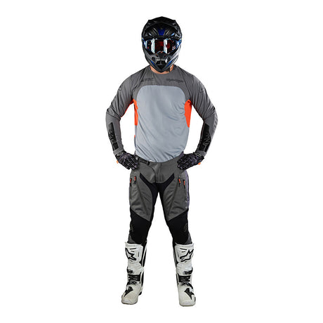 Troy Lee Designs Scout SE Jersey Systems Gray / Neon Orange