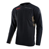 Troy Lee Designs Scout SE Jersey Systems Brushed Camo Black / Military Green