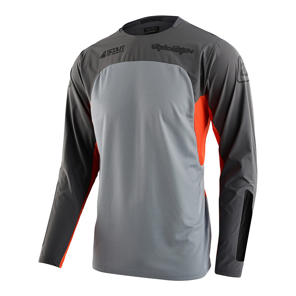 Troy Lee Designs Scout SE Jersey Systems Gray / Neon Orange