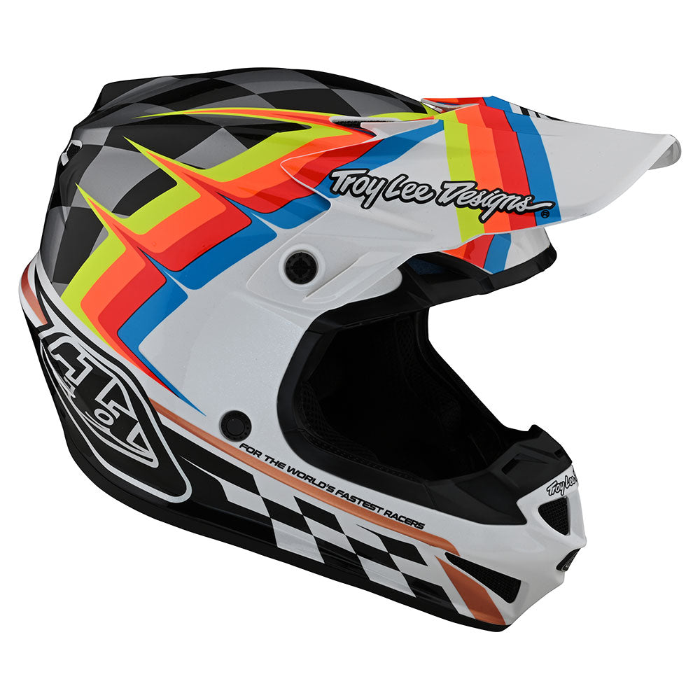 SE4 Polyacrylite Helmet W/MIPS Warped White