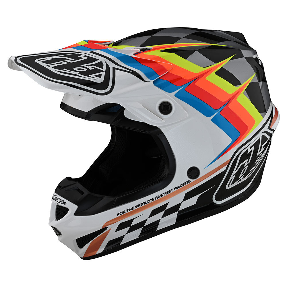 SE4 Polyacrylite Helmet W/MIPS Warped White
