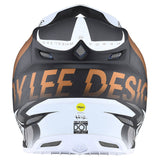 Troy Lee SE5 Carbon Helmet W/MIPS Qualifier White / Bronze