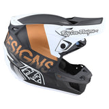 Troy Lee SE5 Carbon Helmet W/MIPS Qualifier White / Bronze