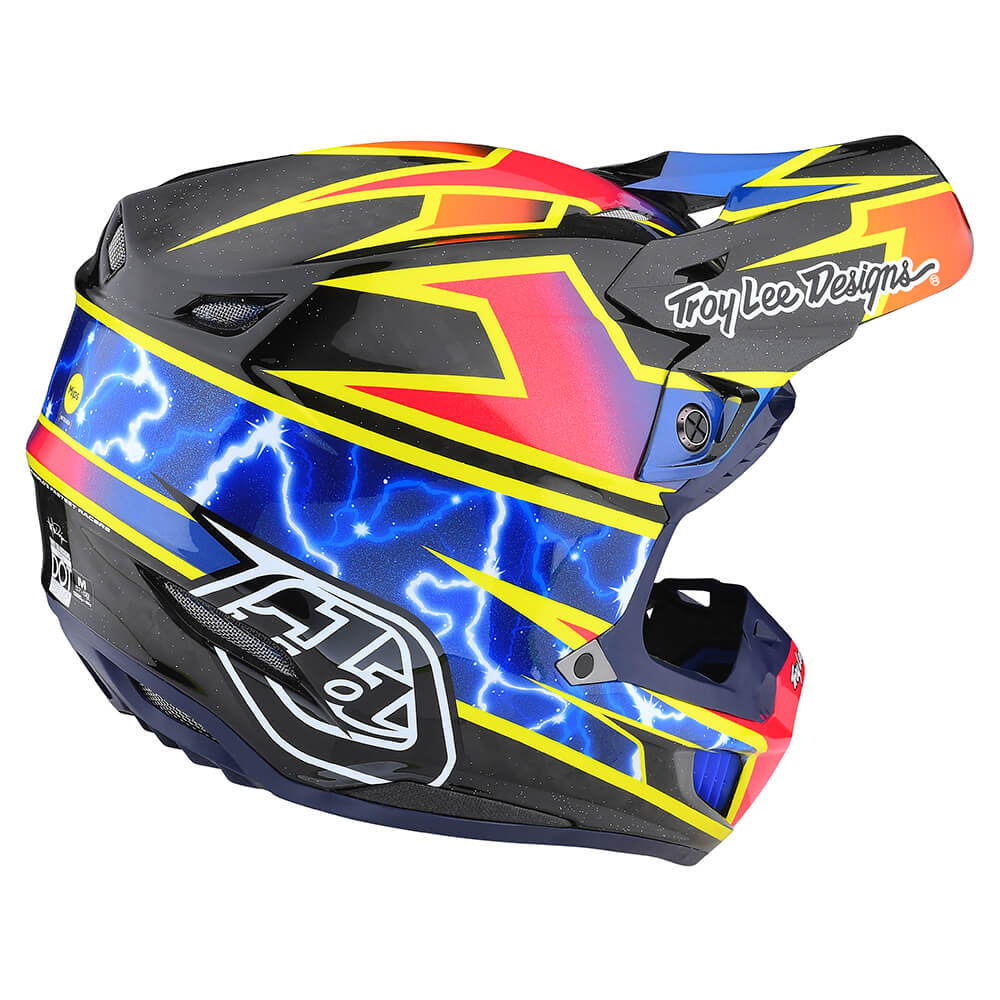 Troy Lee SE5 CARBON HELMET W/MIPS LIGHTNING Black