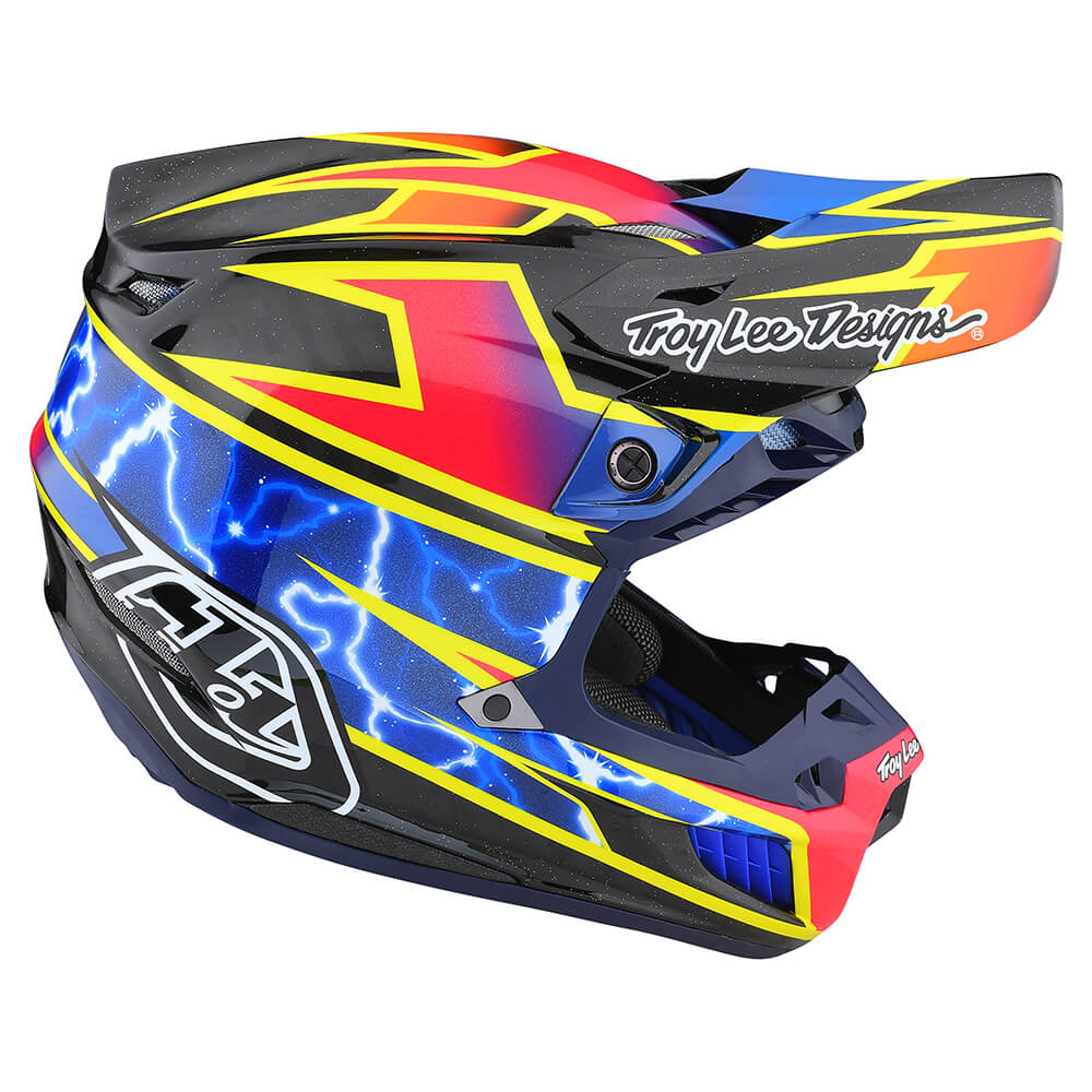 Troy Lee SE5 CARBON HELMET W/MIPS LIGHTNING Black