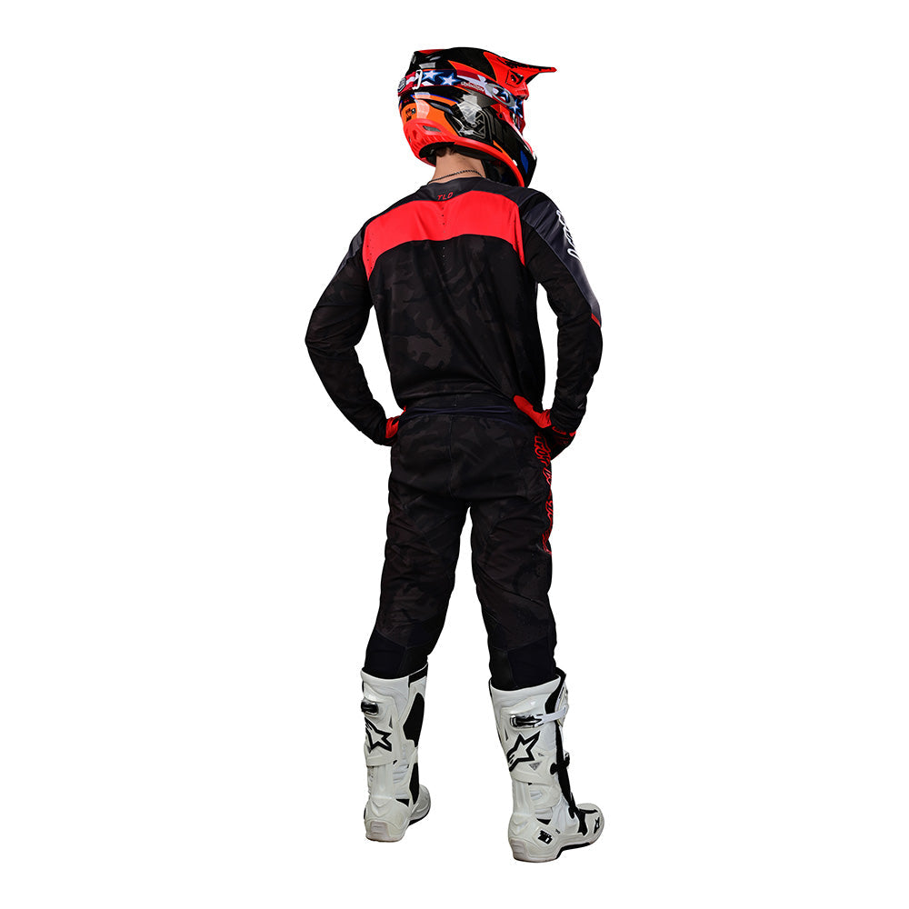 Troy Lee Designs SE Pro Jersey Grid Camo Black / Gray