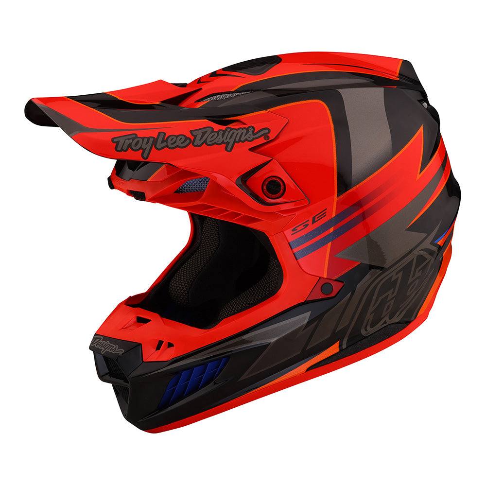 Troy Lee SE5 Carbon Helmet W/MIPS Saber Rocket Red