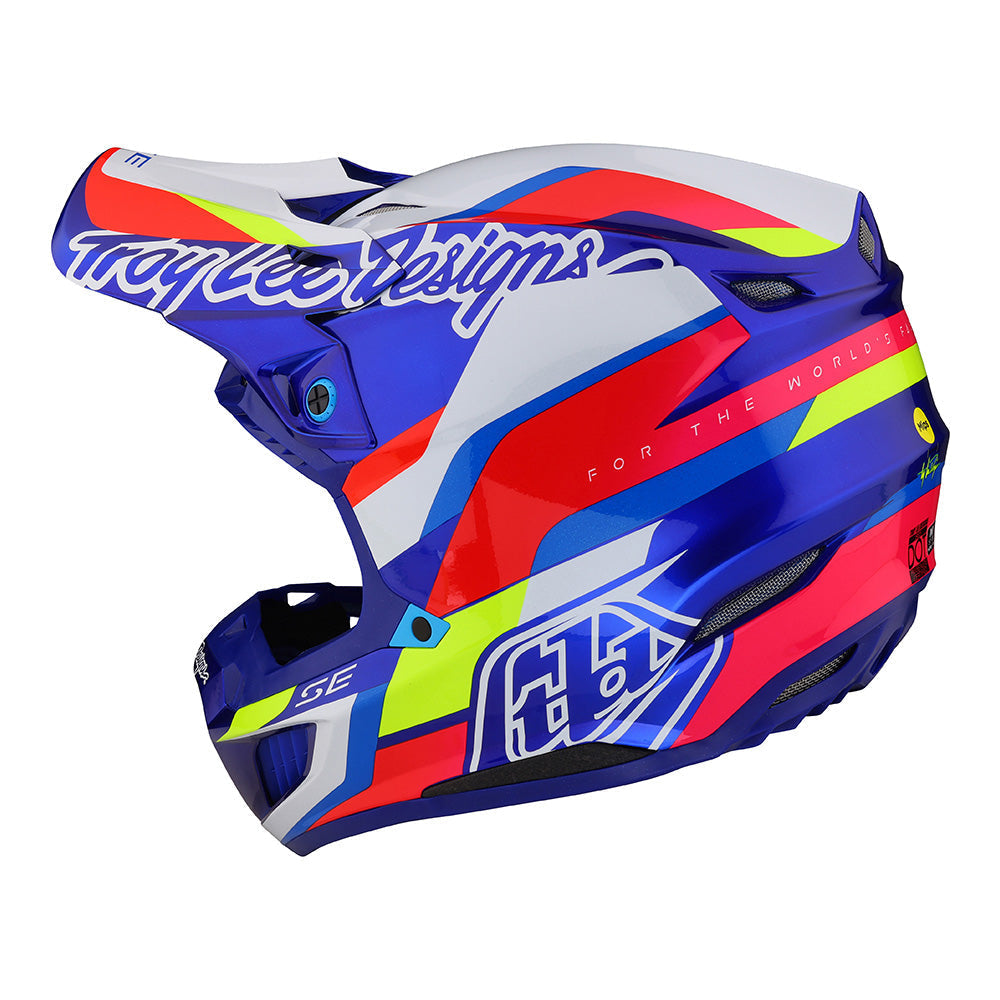 Troy Lee SE5 Composite Helmet W/MIPS Omega Blue