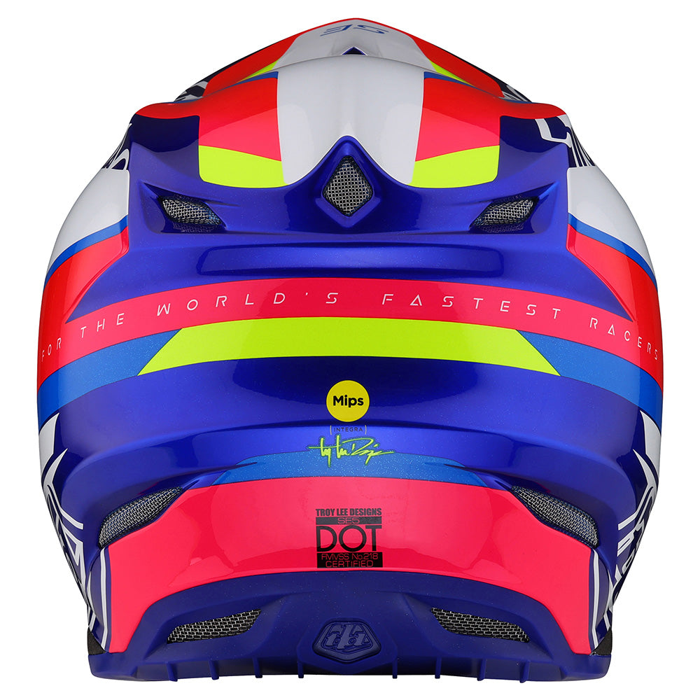 Troy Lee SE5 Composite Helmet W/MIPS Omega Blue