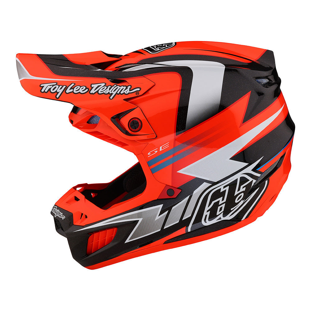 Troy Lee SE5 Composite Helmet W/MIPS Saber Neo Orange