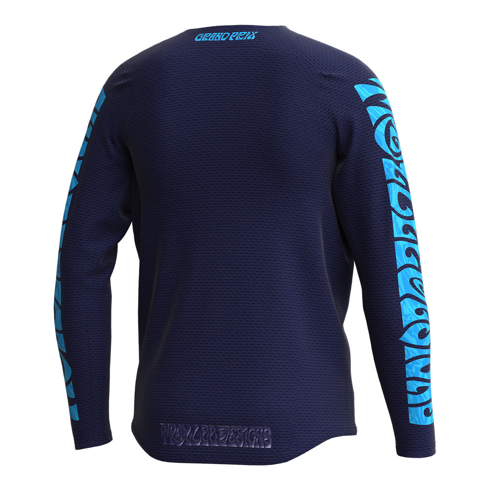 Youth GP Pro Air Jersey Manic Monday Navy