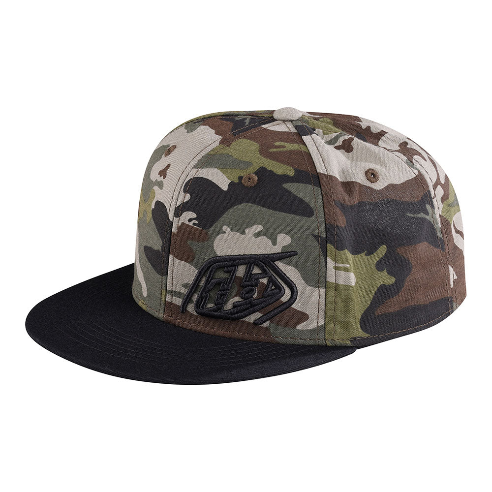 Troy Lee Designs Snapback Hat Slice Camo Army Green / Black – Dirt Store