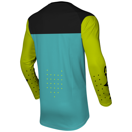 Seven MX 24.1 Youth Vox Aperture Jersey Flo Yellow/Blue