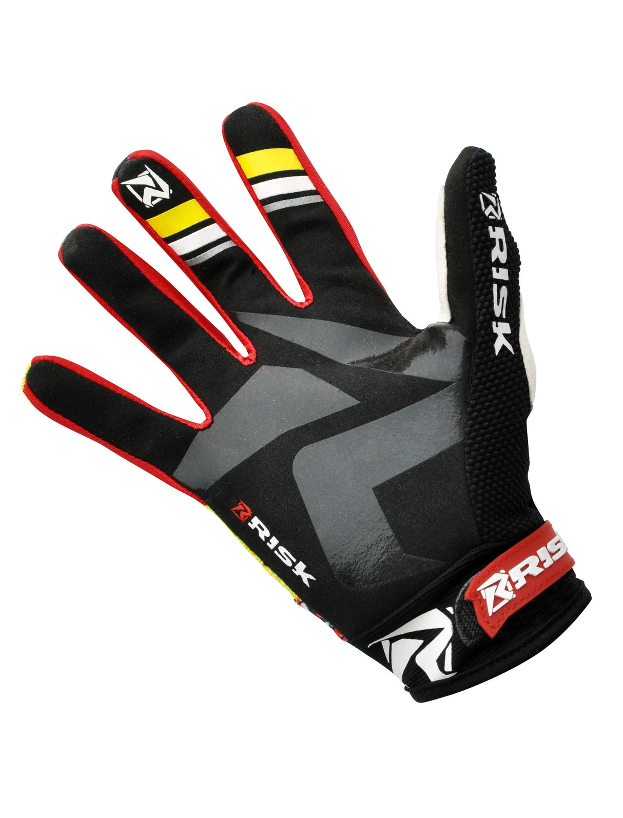 Risk Racing VENTilate V2 Gloves - Yellow / Red