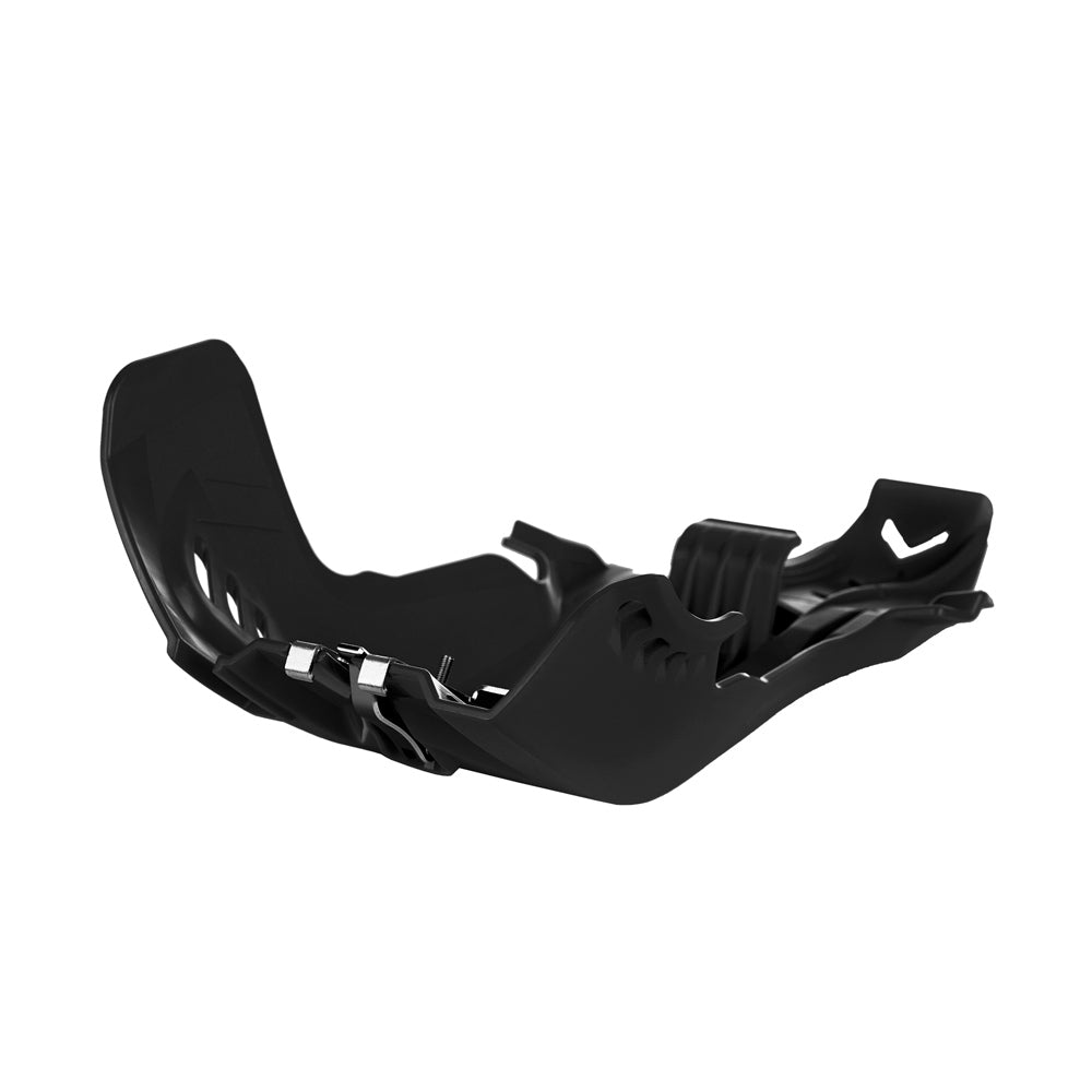 SKID PLATE INC LINKAGE PROTECTION KTM/HUSKY SX/TC250 17-18, TE250-300 17-19 BLACK