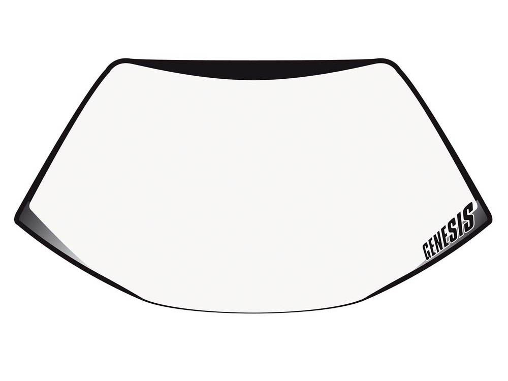 Rtech Genesis Headl. Replacement Pvc Decal (White)