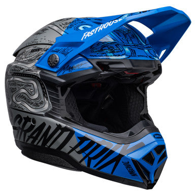 Bell MX 2023 Moto-10 Spherical Mips Adult Helmet (FH DITD 23 Blue/White)