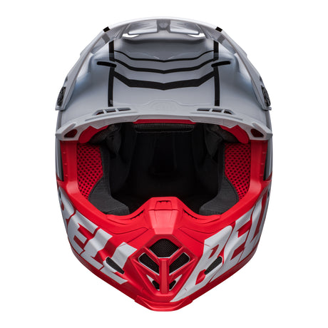 Bell MX 2023 Moto-9S Flex Adult Helmet (Sprint M/G White/Red)