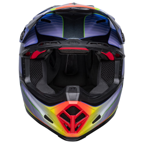 Bell MX 2023 Moto-9S Flex Adult Helmet (Pro Circuit Silver Metallic Flake)