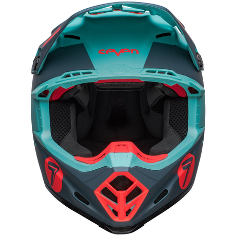 Bell MX 2023 Moto-9S Flex Adult Helmet (Seven Vanguard Matte Aqua/Black)
