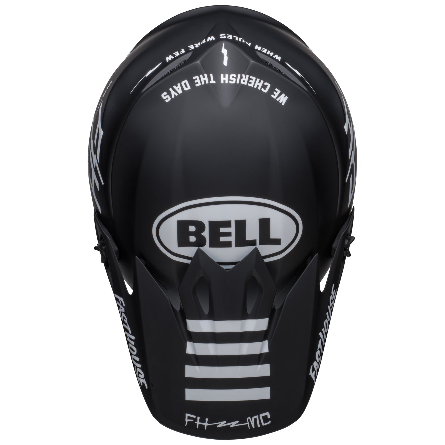 Bell Mx 2025 Mx-9 Mips Adult Helmet (fasthouse Prospect Matte Black Wh 