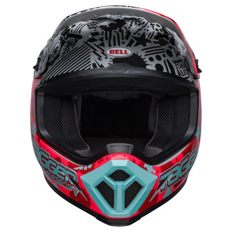 Bell MX 2023 MX-9 Mips Adult Helmet (Tagger Spatter Red/Grey)