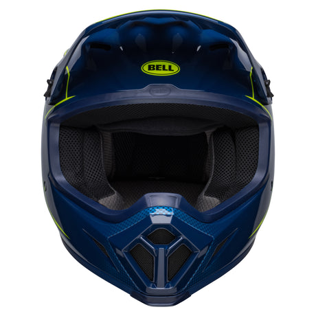 Bell MX 2023 MX-9 Mips Adult Helmet (Zone Gloss Navy/Retina)