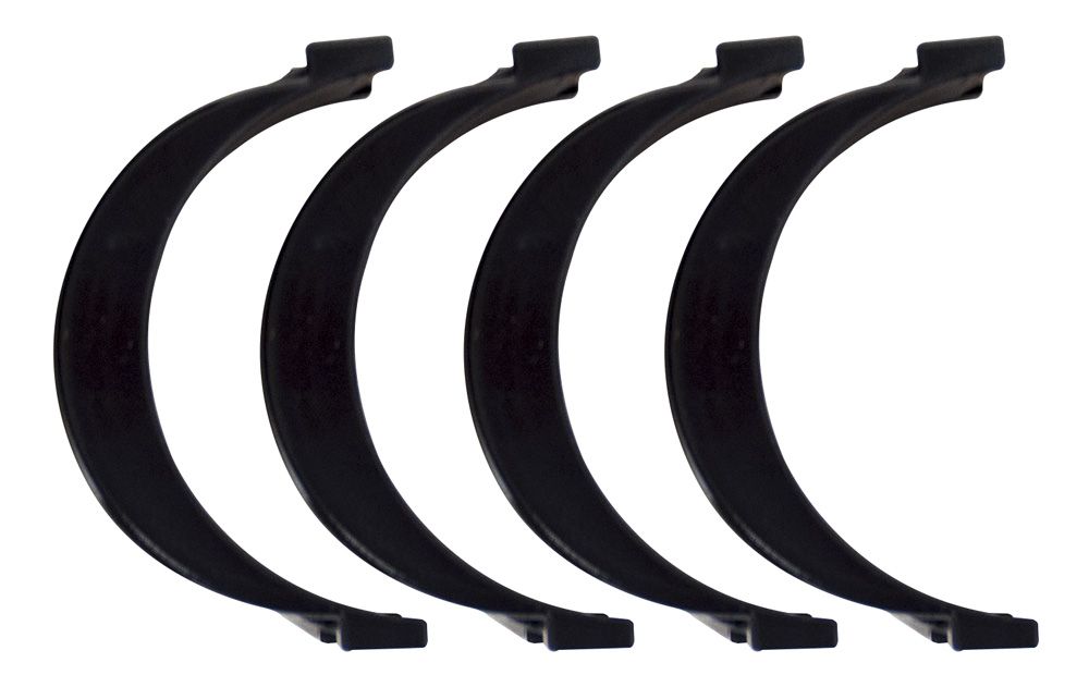 Rtech Spacers Set For Headlights (Half Moon Shape) (Black)