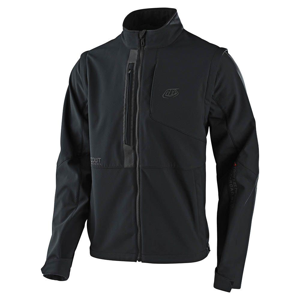 Scout Softshell Off-Road Jacket Solid Black