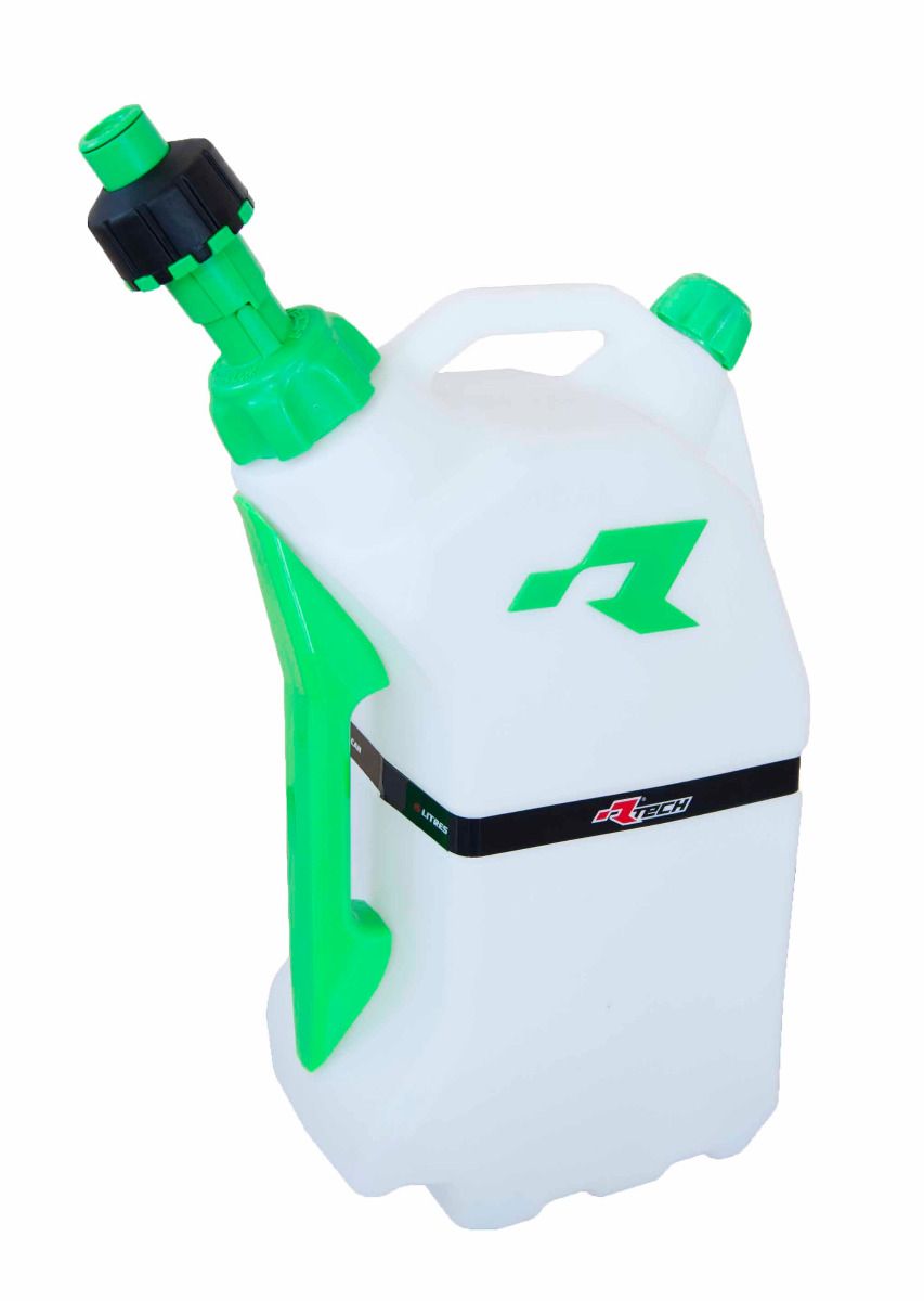 Rtech Fuel Can (15L) With Quick Fill System (Clear/Green)