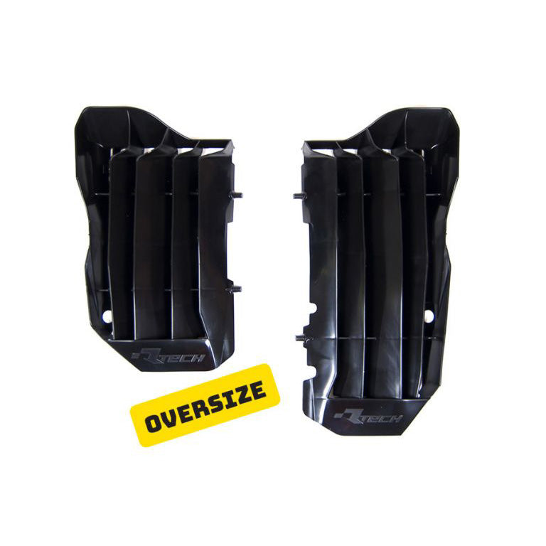 Rtech Oversize Radiator Louvers (Black) Honda CRF450 17-20