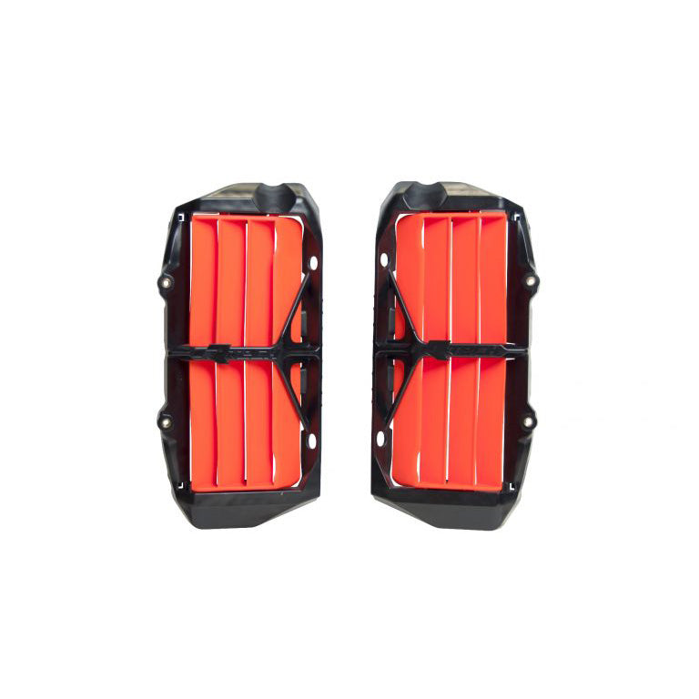 Rtech O/S Reinforced Rad Louvers (2 Pcs) (K Orange) KTM SX125-150-250 19-24 SXF 19-24