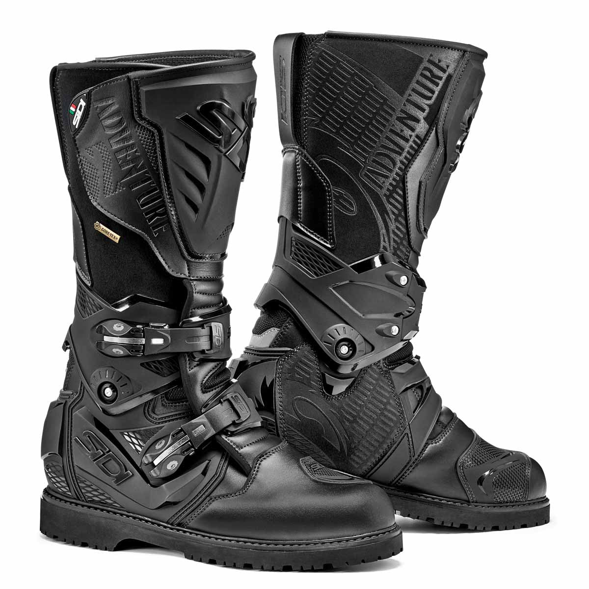 SIDI ADVENTURE 2 GORE-TEX BLACK TOURING BOOTS