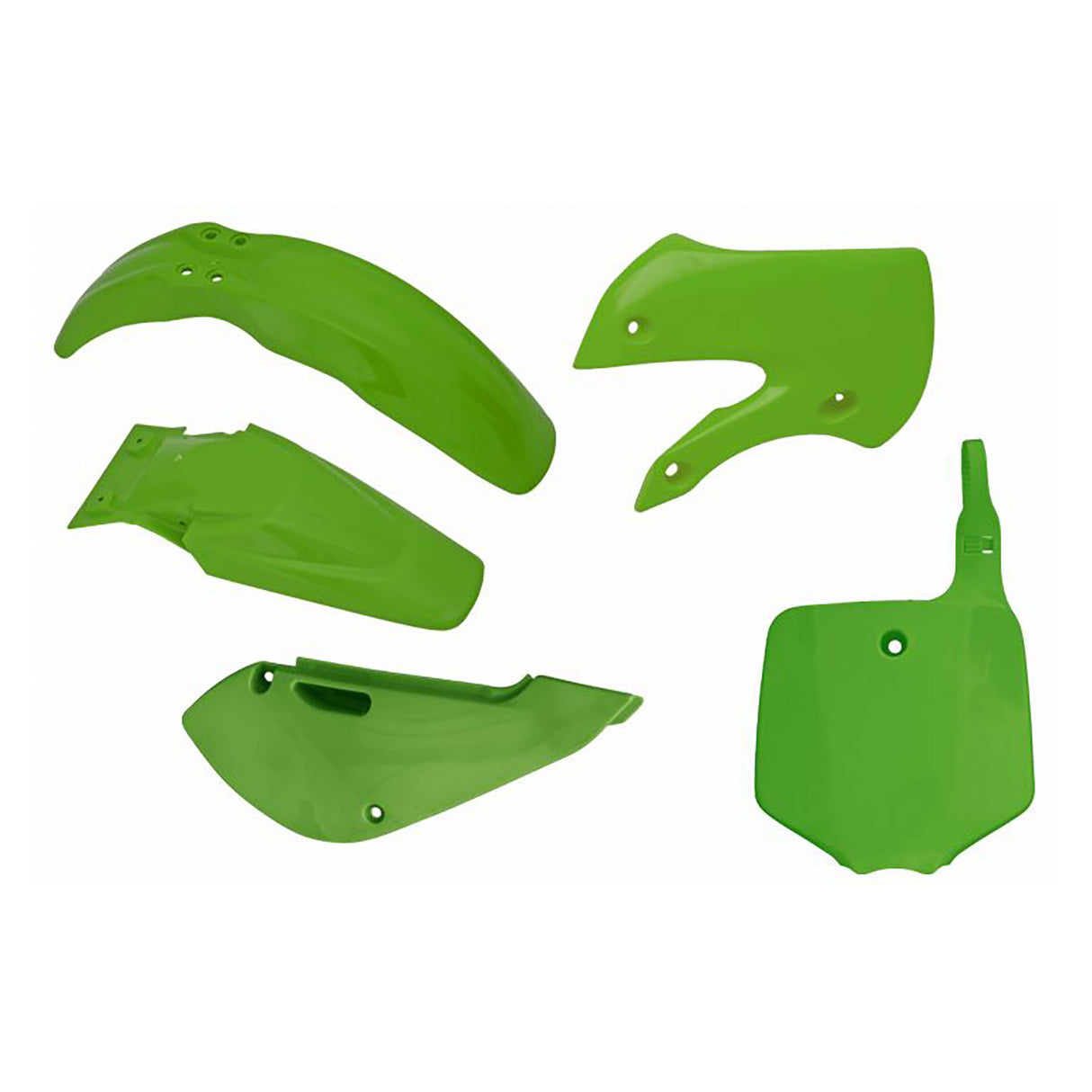 Rtech Plastic Kit (5pc) (KX Green) Kawasaki KX65 01-24