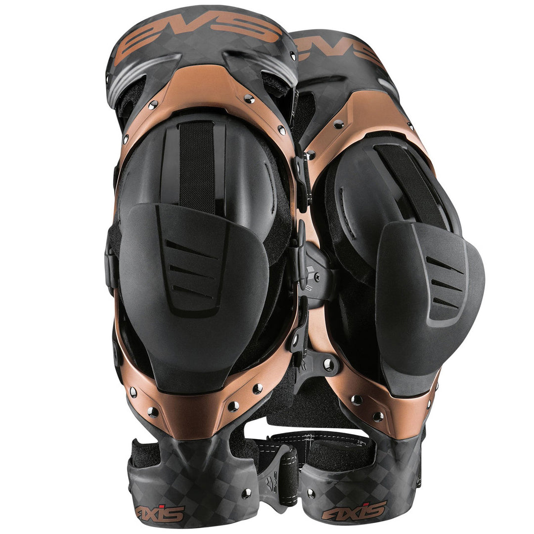 EVS Axis Pro Knee Brace - Pairs (Black/Copper)