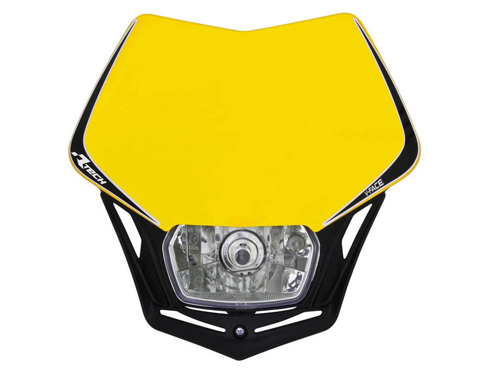 Rtech V-Face Headlight (RMZ Yellow-Black)