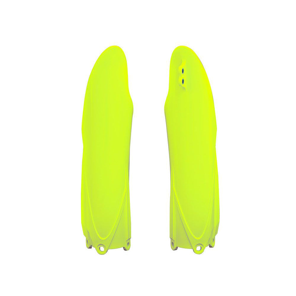 Rtech Fork Guards (Neon Yellow) Yamaha YZF250-450 10-22 YZ125/250 15-22