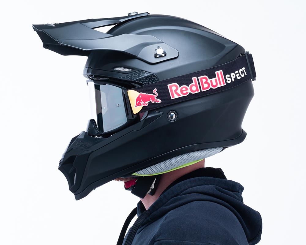 Red Bull SPECT Strive Black - Smoke/Silver Mirror Double Lens