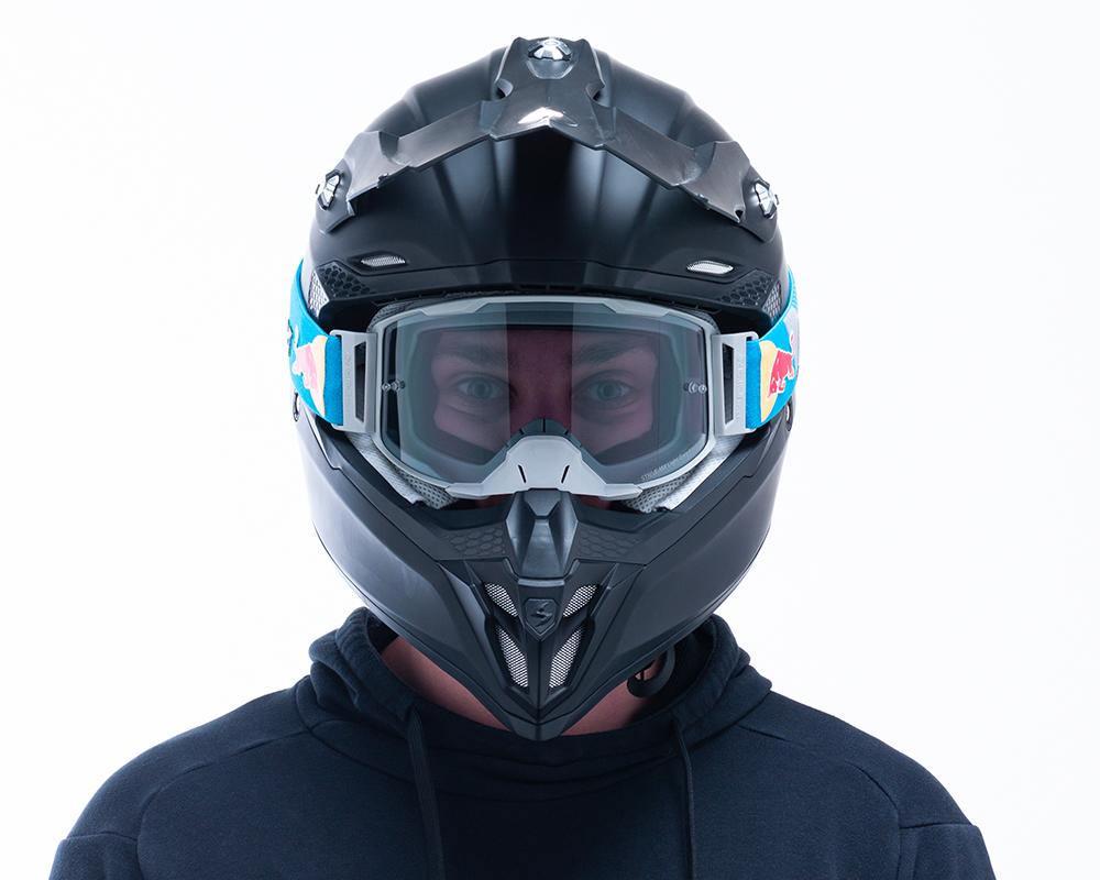 Red Bull SPECT Strive Grey - Smoke/Grey Double Lens