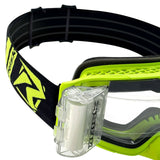 Risk Racing JAC V3 Roll Off Goggles, Neon