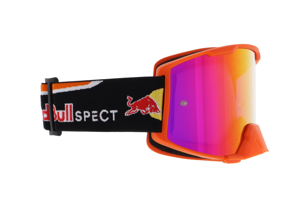 Red Bull SPECT Strive Orange - Purple Mirror Single Lens